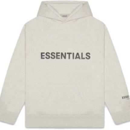 Essentials 3D Silicon Applique Pullover Hoodie