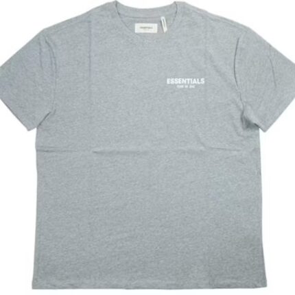 Fear of God Essentials Boxy Logo T-shirt Grey