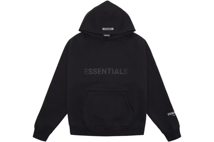 Fear of God Essentials Pullover Hoodie Applique Logo Dark Slate