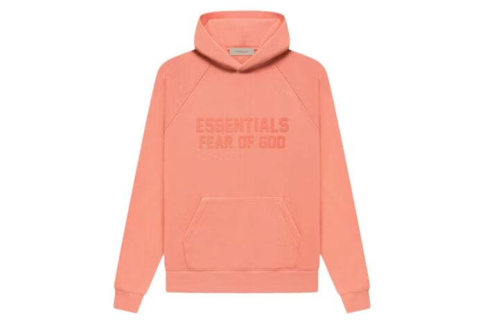 Fear of God Essentials Hoodie Coral