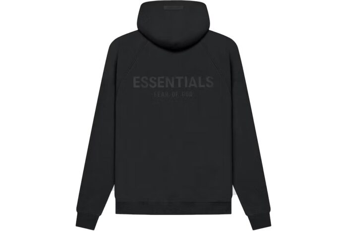 Fear of God Essentials Pull-Over Hoodie (SS21) Black/Stretch Limo