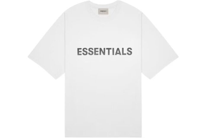 Fear of God Essentials Boxy T-Shirt Applique Logo White