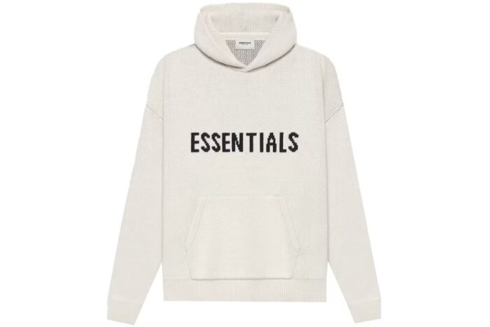 Fear of God Essentials Knit Pullover Hoodie (SS21) Buttercream