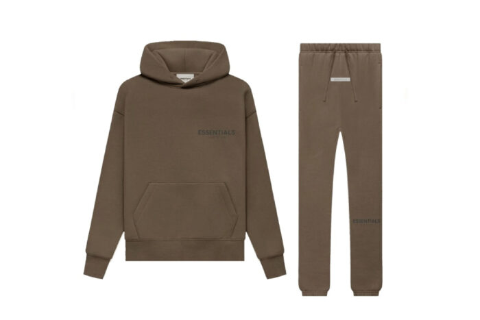 Fear of God Essentials Spring Tracksuit – Dark Brown