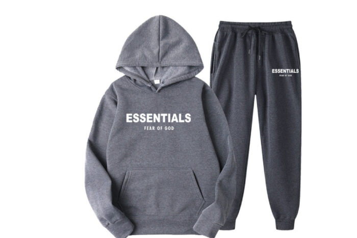 Essentials Hoodie Fear of God Dark Gray TrackSuit