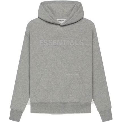 Fear of God Essentials Kids Pull-Over Hoodie Heather Oatmeal